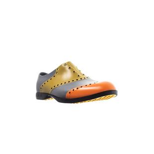 Women's Oxford Wingtip Spikeless Shoe - Gold/Pumpkin/Cool Grey