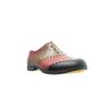 Women's Oxford Wingtip Spikeless Shoe - Brown/Black/Red