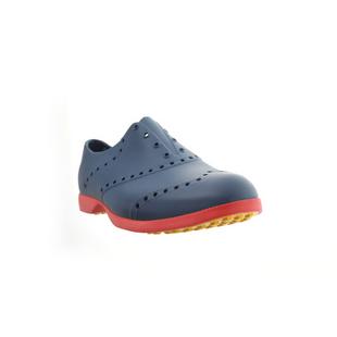 Women's Oxford Bright Spikeless Shoe - Navy/Red