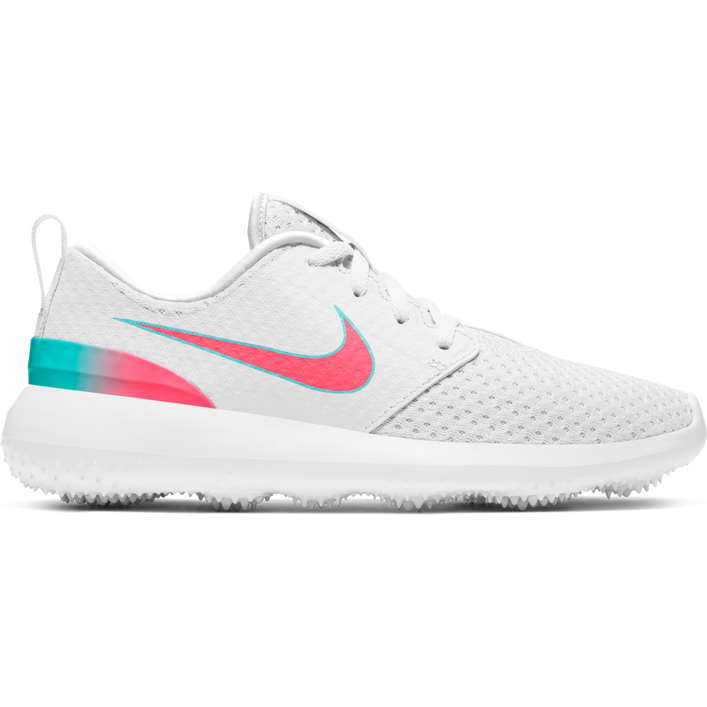 Junior Roshe G  Spikeless Golf Shoe - White/Multi