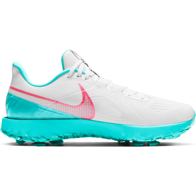 Men's React Infinity Pro Spiked Golf Shoe - White/Blue/Multi NIKE