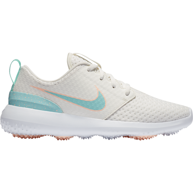Women's Roshe G Spikeless Golf Shoe - White/Light Blue NIKE