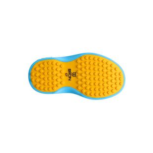 Chaussures Bright sans crampons pour enfants - Noir/Bleu néon