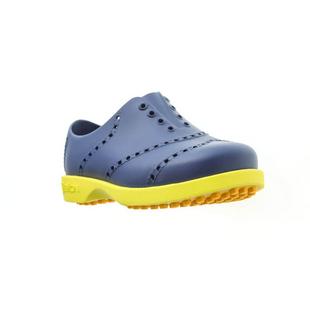Chaussures Bright sans crampons pour enfants - Bleu marine/Vert/Jaune