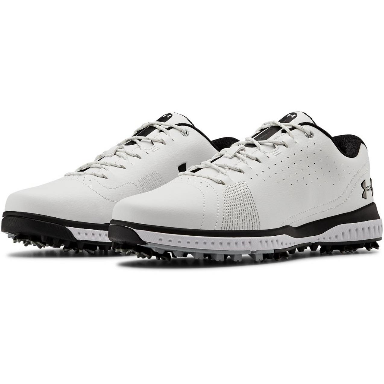 Men s Fade RST 3 Spiked Golf Shoe White UNDER ARMOUR Golf Shoes Men s Golf Town Limited