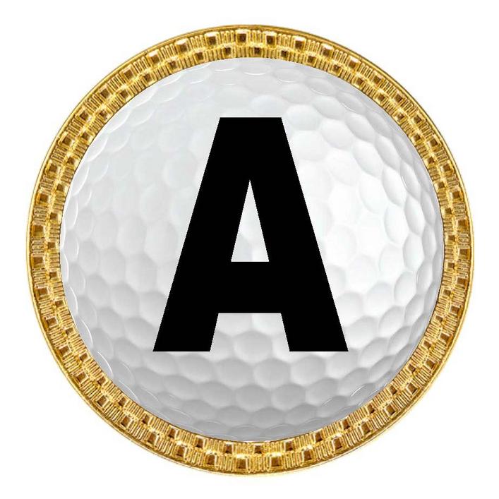 Novelty Lettered Ball Marker