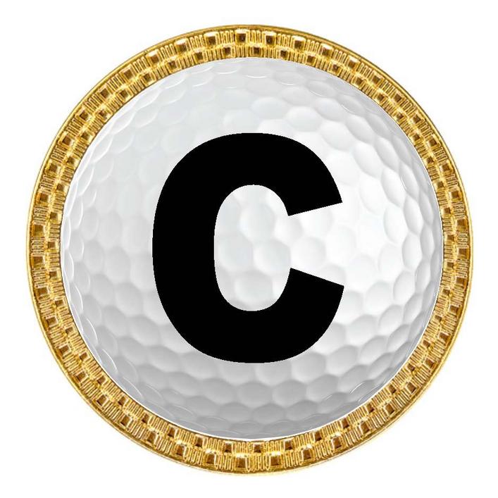 Novelty Lettered Ball Marker