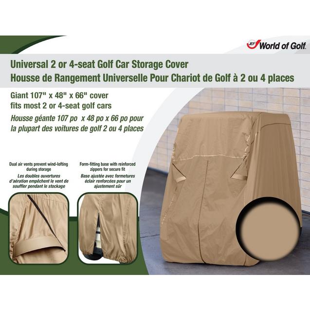 Housse de rangement universelle pour voiturette JEF WORLD OF GOLF