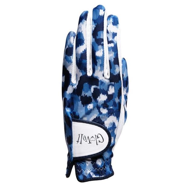 Women's Blue Leopard Golf Glove
