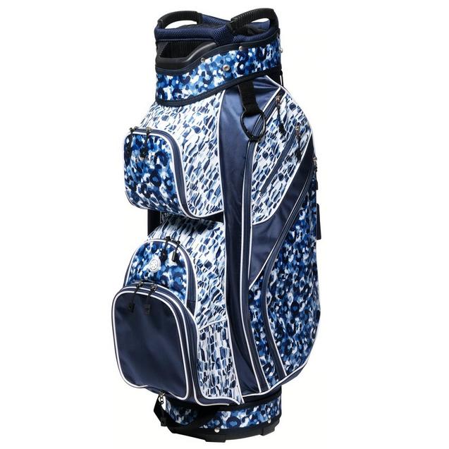 Ladies Cart Bag - Blue Leopard