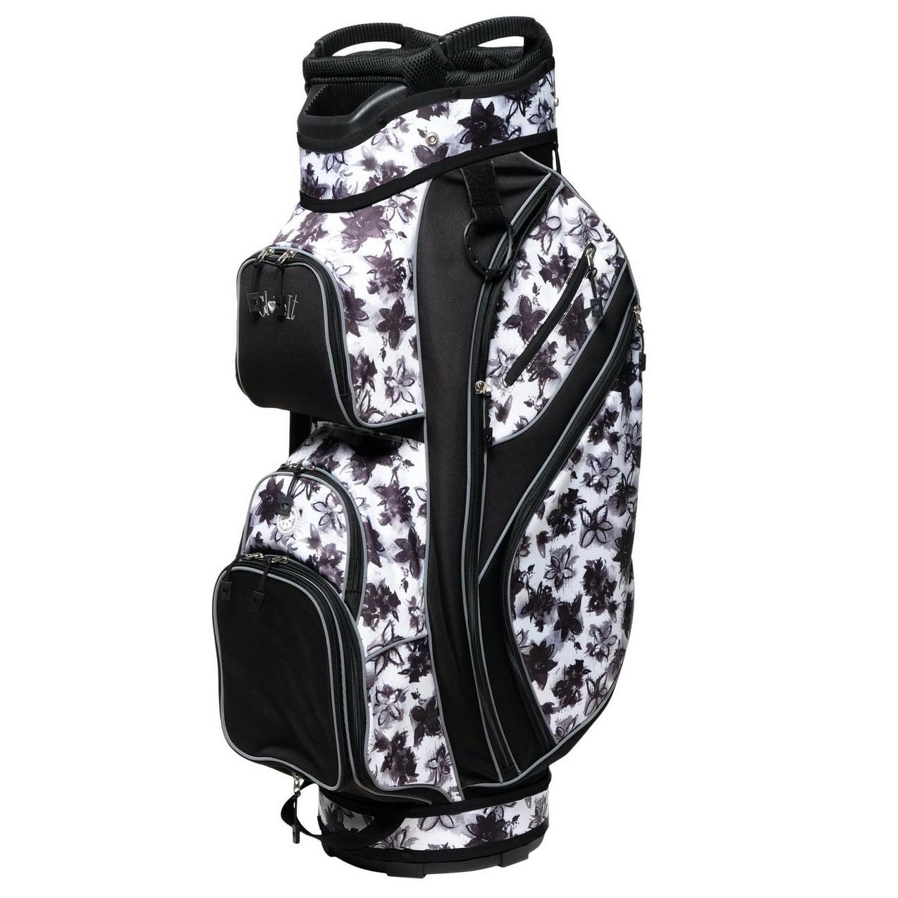 Ladies Cart Bag Graphite Flower