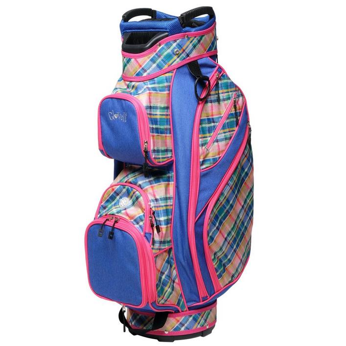 Ladies Cart Bag - Plaid Sorbet