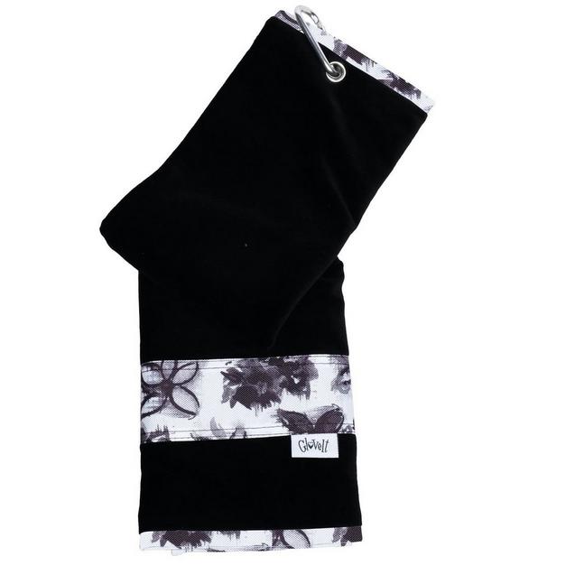 Serviette Sport - Graphite Flower