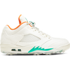 Chaussures Air Jordan V Low à crampons - Blanc/Vert/Multi