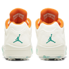 Chaussures Air Jordan V Low à crampons - Blanc/Vert/Multi