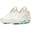 Chaussures Air Jordan V Low à crampons - Blanc/Vert/Multi