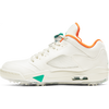 Chaussures Air Jordan V Low à crampons - Blanc/Vert/Multi