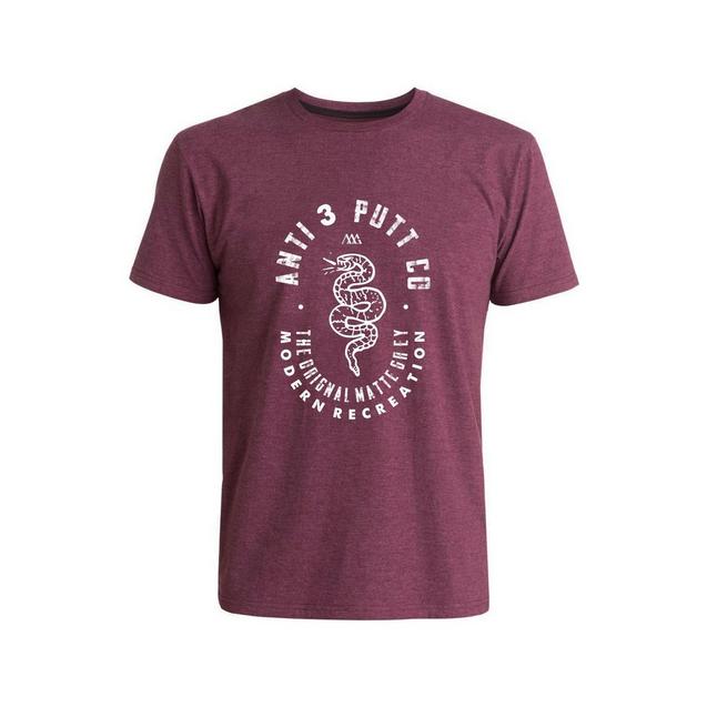 Men's Anti 3 Putt T-Shirt MATTE GREY