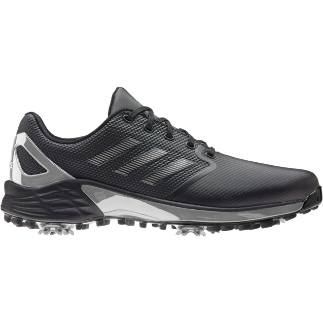 Men's ZG 21 Spiked Golf Shoe - Black | ADIDAS | Golf Shoes | Men's 