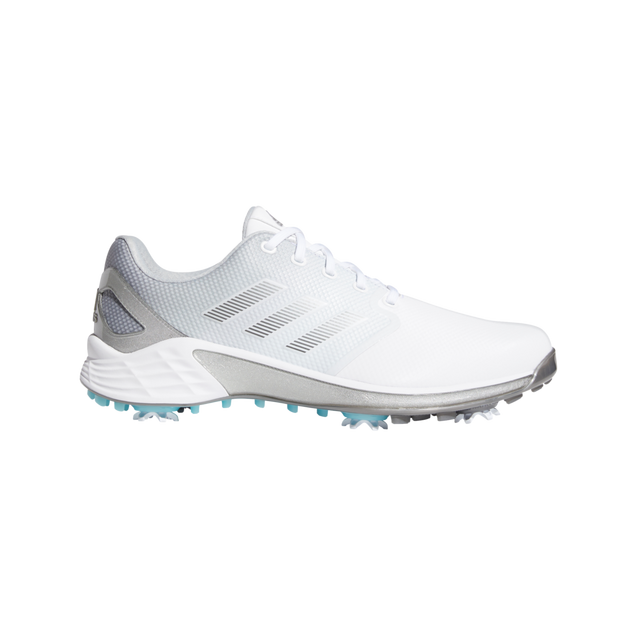 Chaussures ZG 21 à crampons pour hommes - Blanc/Gris/Noir ADIDAS