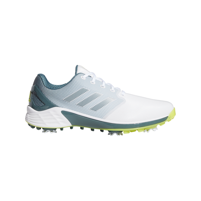 Men's ZG 21 Spiked Golf Shoe - White/Grey/Yellow