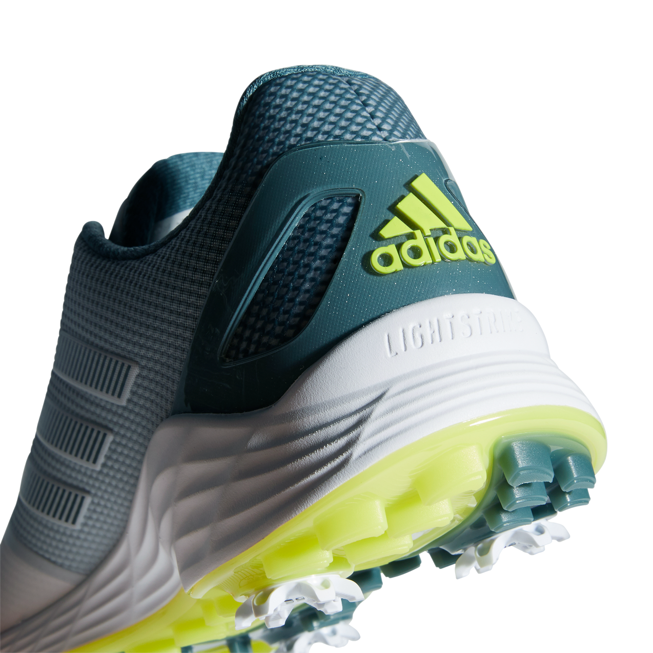 Men's ZG 21 Spiked Golf Shoe - White/Grey/Yellow