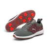 Men's Ignite PWRAdapt Caged Spiked Golf Shoe - Grey/Dark Red