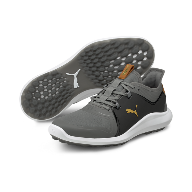 Men's Ignite Fasten 8 Spikeless Golf Shoe - Grey/Black | PUMA