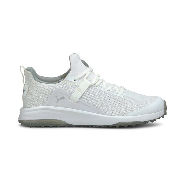 Chaussures Fusion Evo sans crampons pour hommes - Blanc PUMA