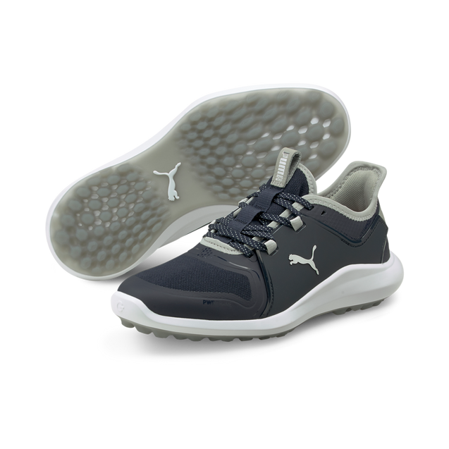 Women's Ignite Fasten 8 Spikeless Golf Shoe - Navy/Grey | PUMA 