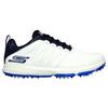 Chaussures Go Golf Pro 4 Legacy à crampons pour hommes - Blanc/Bleu marine