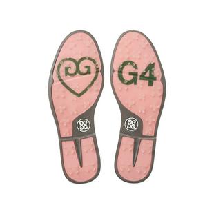 Women's Cap Toe Gallivanter Spikeless Golf Shoe - White/Silver