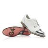 Women's Cap Toe Gallivanter Spikeless Golf Shoe - White/Silver