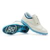 Chaussures Grosgrain Brogue Gallivanter sans crampons pour femmes - Blanc/Bleu