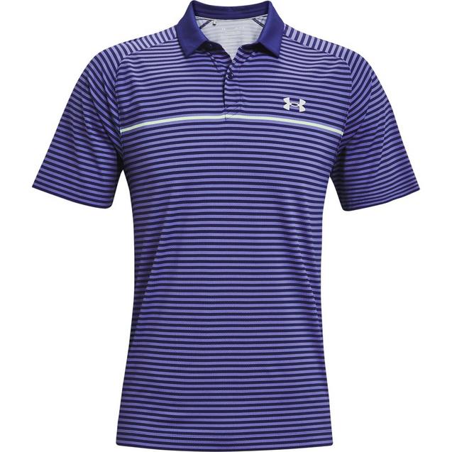 Polo Iso-Chill Hollen rayé pour hommes UNDER ARMOUR