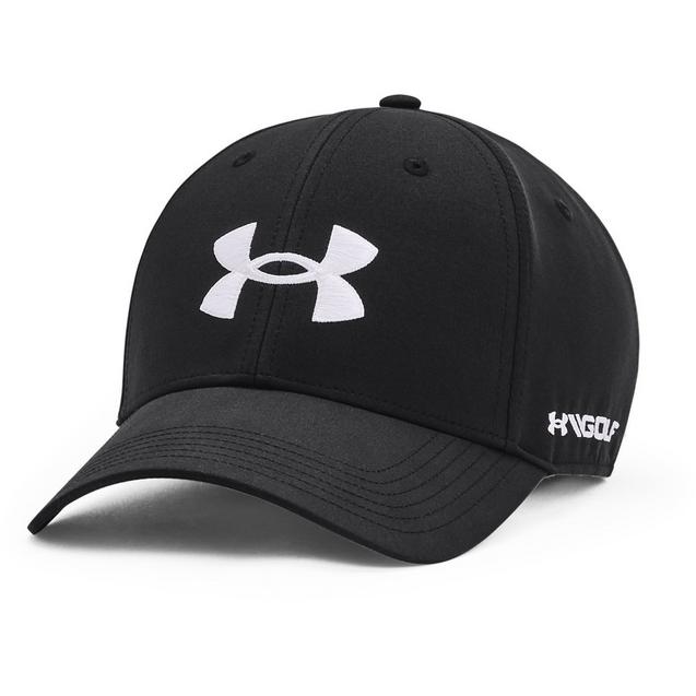 Golf Tour 18 Hat Men’s Black Under Armour Adjustable Cap 