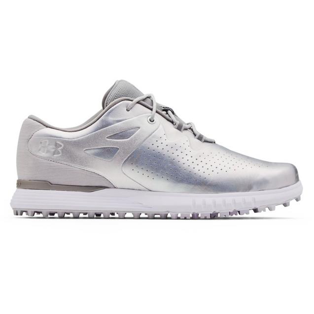 Women's Charged Breathe 2 Knit SL Spikeless Golf Shoe - Grey, UNDER ARMOUR