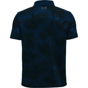Boy's Performance Floral Short Sleeve Polo