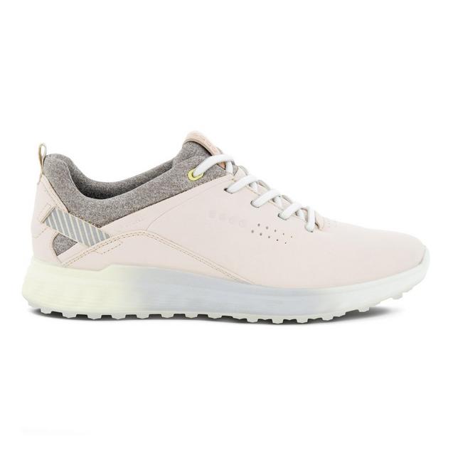 Women's Goretex S-Three Spikeless Golf Shoe - Begie/Multi ECCO