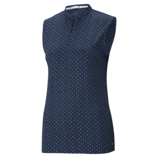 Women's Cloudspun Polka Dot Sleeveless Polo