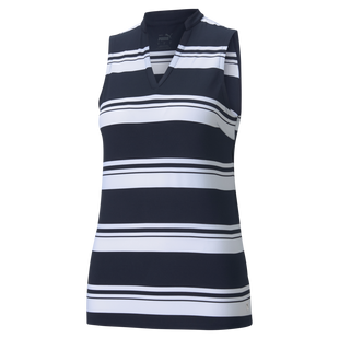 Women's Cloudpsun Valley Stripe Sleeveless Polo