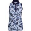 Women's Zinger Novelty Printed Sleeveless Polo