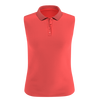 Women's Essential Solid Sleeveless Polo