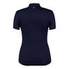 Women's Harley Microdot V-Mock Neck Short Sleeve Top