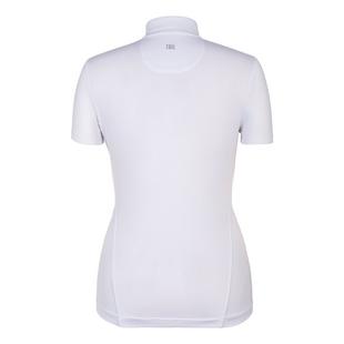 Haut Kai avec col montant à manches courtes pour femmes