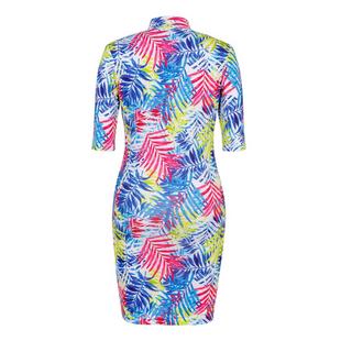 Women's Zaya UPF 50+ Prism Palm Printed Half Sleeve Dress