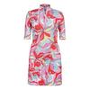 Women's Zaya UPF 50+ Painted Petals Printed Half Sleeve Dress