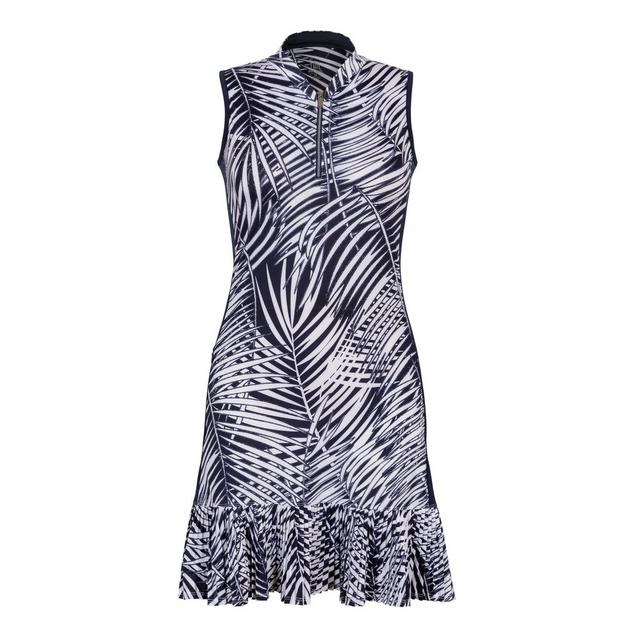 Women's Nabila Palm Print Sleeveless Dress