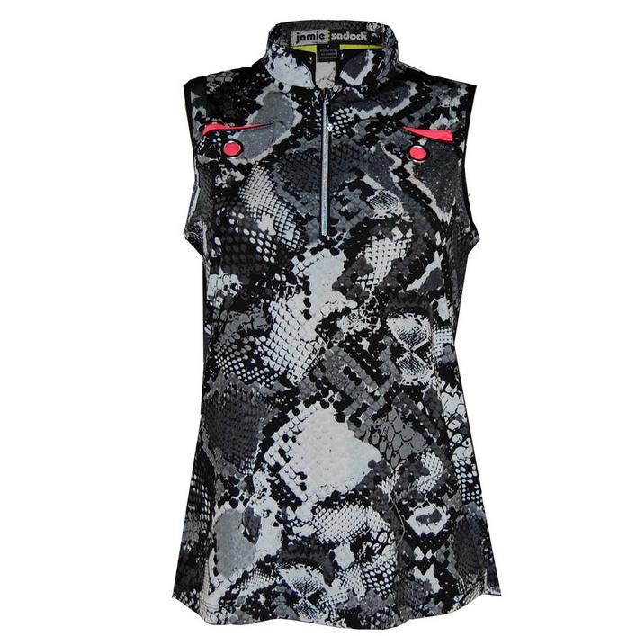 Women's Snake Print Sleeveless Top