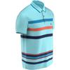 Men's 19th Hole Stripe Short Sleeve Polo